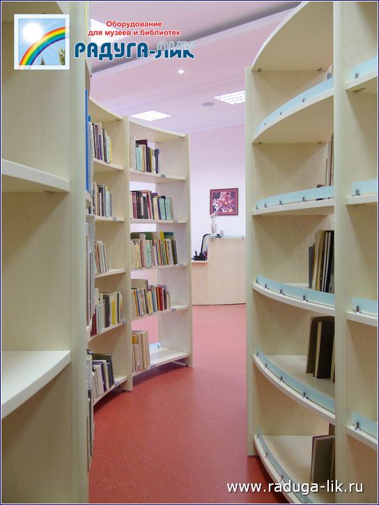 Книжные стеллажи необычной формы